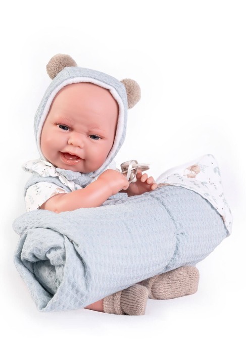 Nouveau-né bébé Clar Couple avec berceuse 33 cm