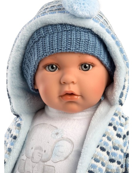 Muñeca Llorens Lloronas Enzo Lloron Con Conjunto Azul 42 Cm 42405