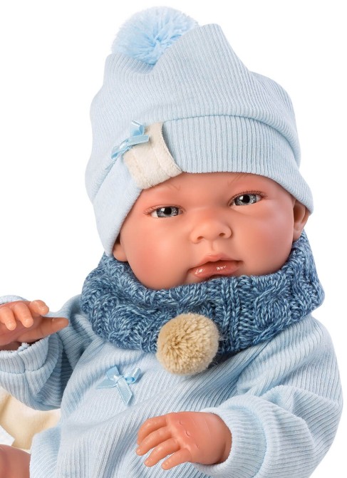 Синий спальный мешок Nico Newborn 40 см