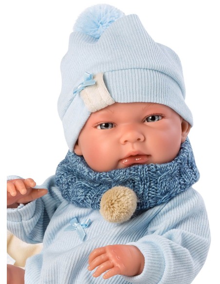 Синий спальный мешок Nico Newborn 40 см