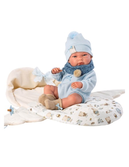 Синий спальный мешок Nico Newborn 40 см