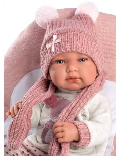 Muñeca bebé Llorens Joelle Rosa Elefante 38 cm – Mundo das Crianças