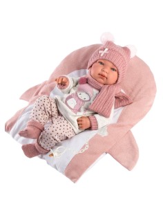 Muñeca bebé Llorens Joelle Rosa Elefante 38 cm – Mundo das Crianças