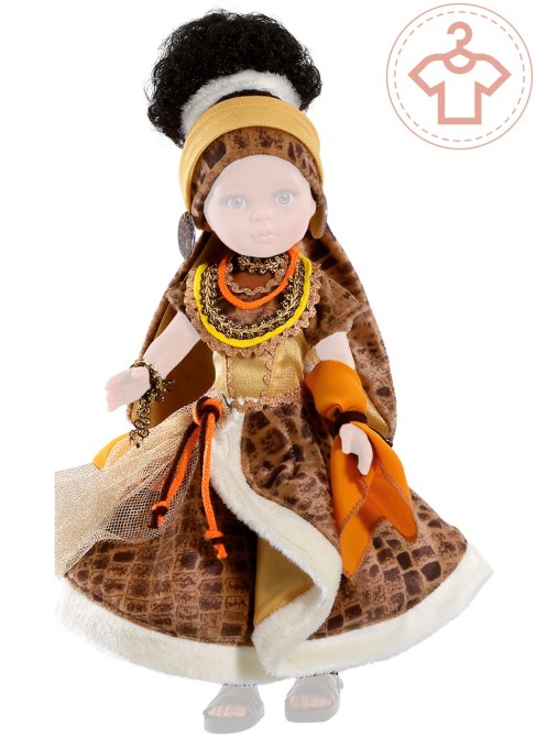 Atuendo Africano Muñecas Paola Reina Vestidos y Complementos las Amigas 32 Cm