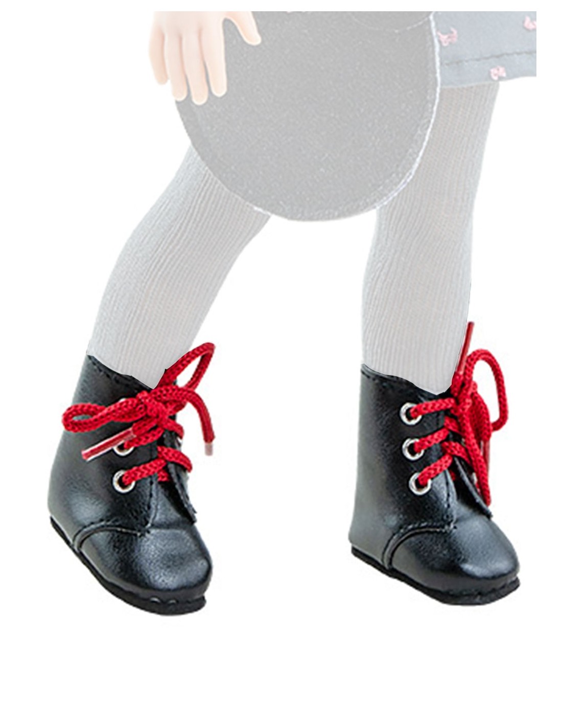 Botas Negras Cordones Rojos - Diversal.es - Tienda de juguetes y disfraces