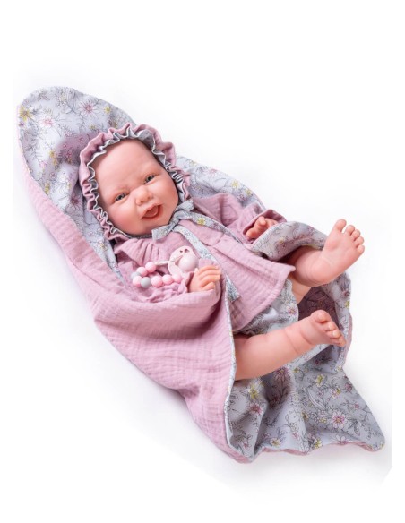 Sweet Reborn Carla with blanket and hood 42 cm