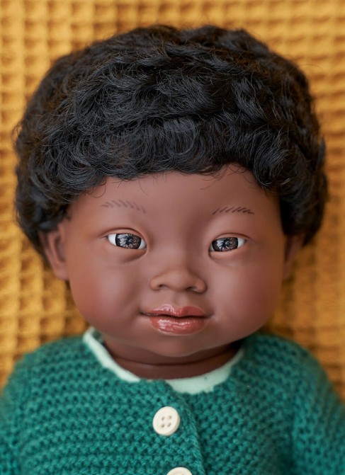 African Baby Doll Down Syndrome 38 cm
