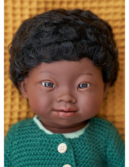 African Baby Doll Down Syndrome 38 cm