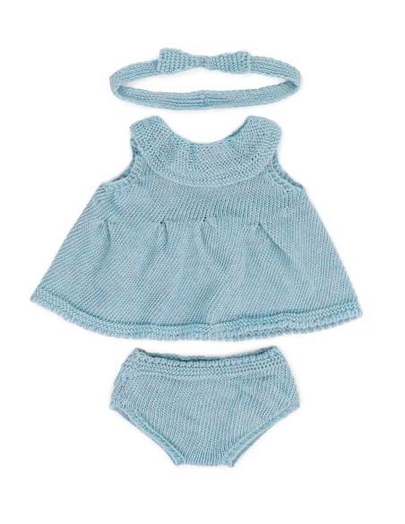 Muñeca Miniland Dolls Vestidos 38-40 Cms Conjunto Punto 38 Cm Vestido & Diadem 31687