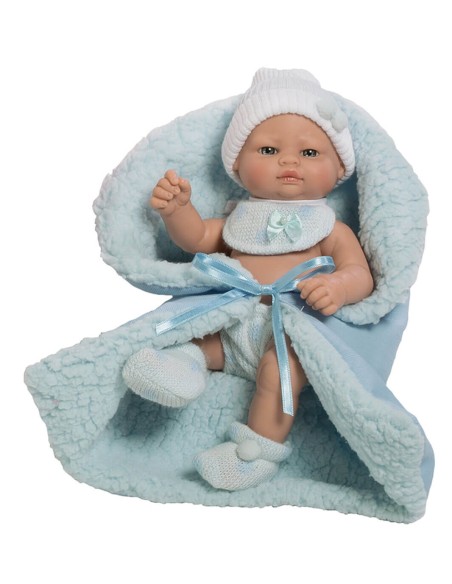 Mini New newborn bib and a whole blue bag
