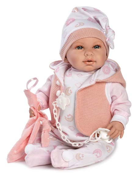 Daniela Gilet E Cappello In Scatola Sdraiato 45 Cm