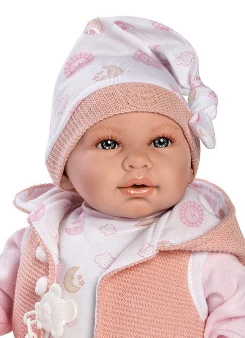 Daniela Gilet E Cappello In Scatola Sdraiato 45 Cm
