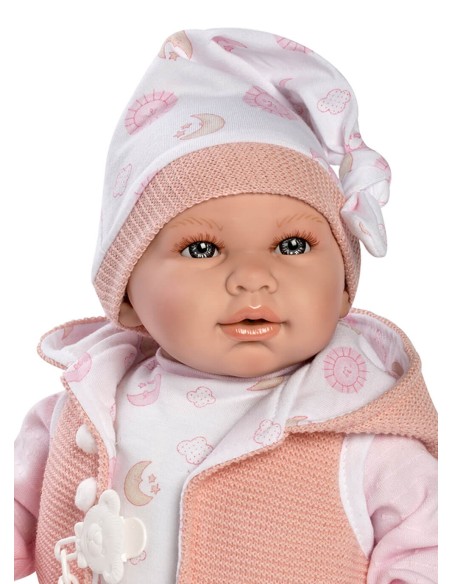 Daniela Gilet E Cappello In Scatola Sdraiato 45 Cm