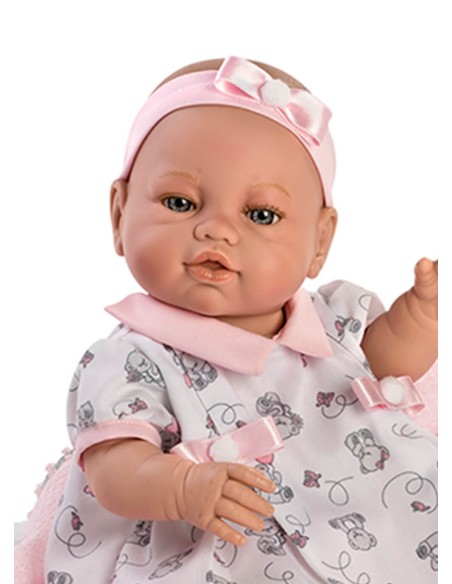 Newborn Pink Suit With Blanket In Box 42 Cm