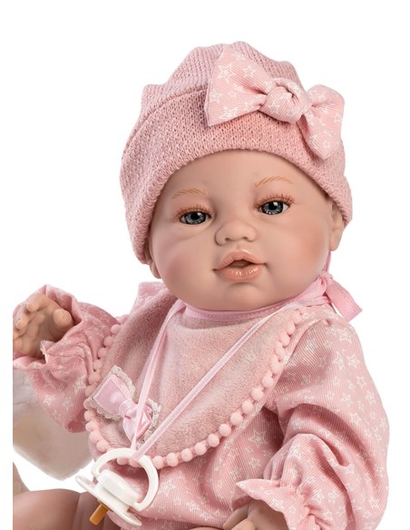 Newborn Bib Jacket In Box Lying Down 42 Cm
