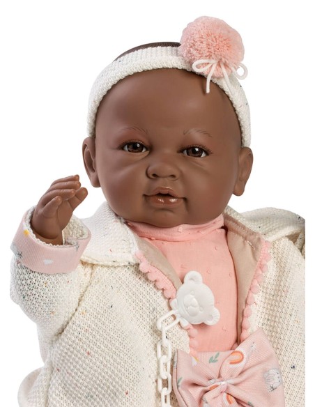 Muñeca Berbesa Sara y Valeria 50 Cm Sara Mulata Lacito Y Chaqueta En Caja Tumbada 50 Cm 5216