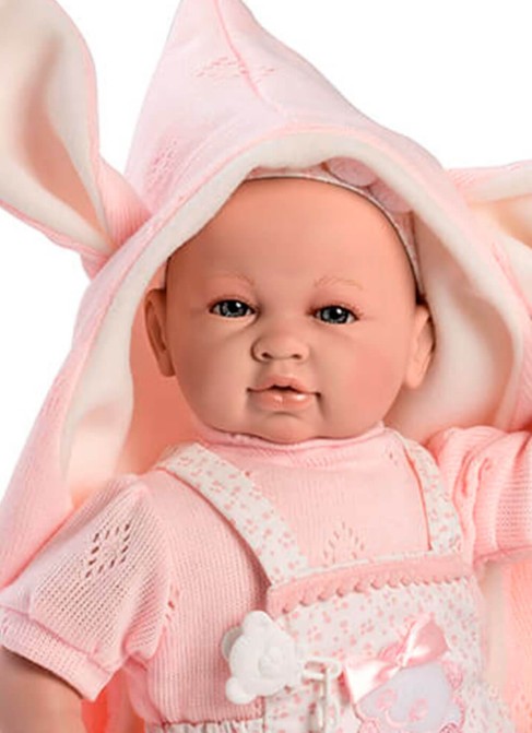 Muñeca Berbesa Sara y Valeria 50 Cm Sara Pelele Orejitas En Caja Tumbada 50 Cm 5217