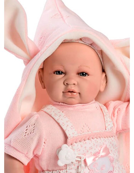 Muñeca Berbesa Sara y Valeria 50 Cm Sara Pelele Orejitas En Caja Tumbada 50 Cm 5217