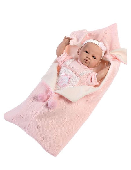 Muñeca Berbesa Sara y Valeria 50 Cm Sara Pelele Orejitas En Caja Tumbada 50 Cm 5217