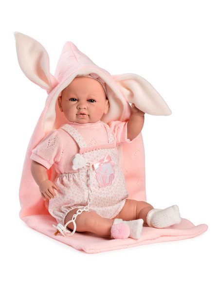 Muñeca Berbesa Sara y Valeria 50 Cm Sara Pelele Orejitas En Caja Tumbada 50 Cm 5217
