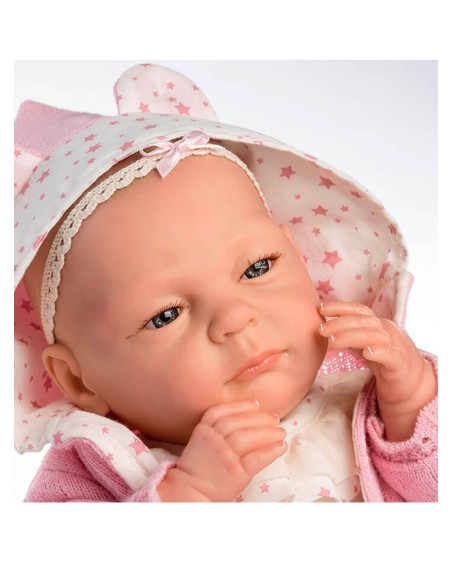 Reborn Baby Pink Jacket In Box 50 Cm
