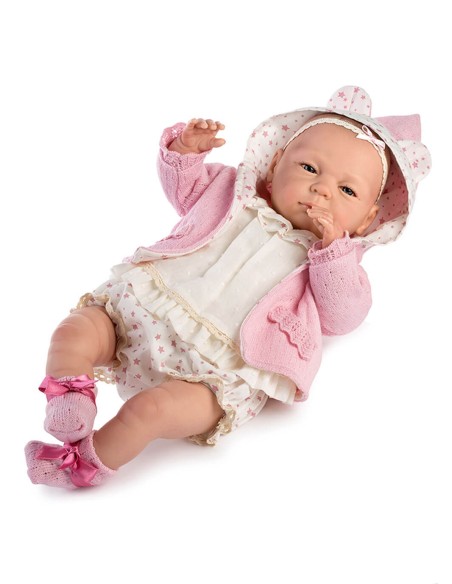 Reborn Baby Pink Jacket In Box 50 Cm
