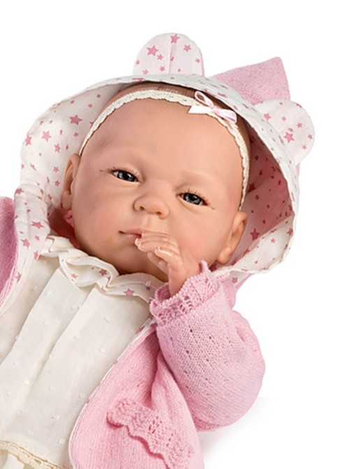 Bebé Reborn Chaqueta Rosa En Caja 50 Cm - Diversal.es - Tienda de muñecas, juguetes disfraces