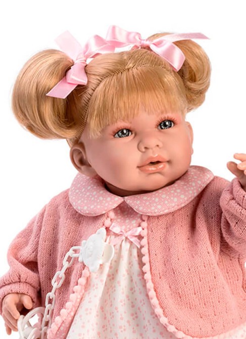 Daniela Pigtails And Jacket In Bag 45 Cm