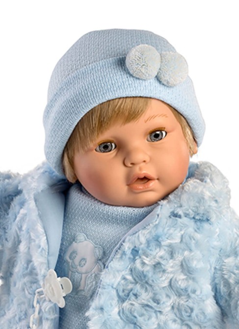 Baby Dulzón Lloron Blue Jacket In Bag 62 Cm