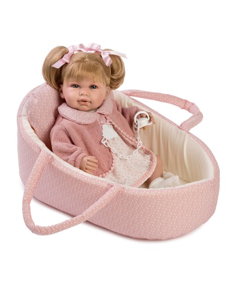 Berbesa Doll Daniela 45 cm Carrycot Daniela Jacket And Carrycot In Bag 45 Cm 91021