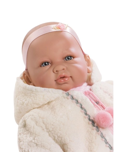 Sarah was born, llorona pink dress and jacket in case