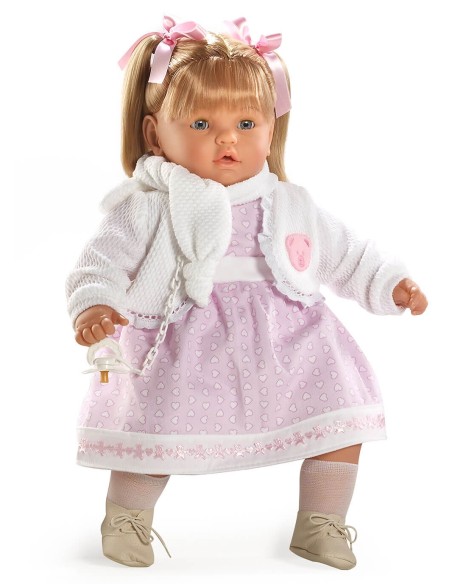 Dolce Llorona Con Abito Rosa e Sciarpa In Scatola