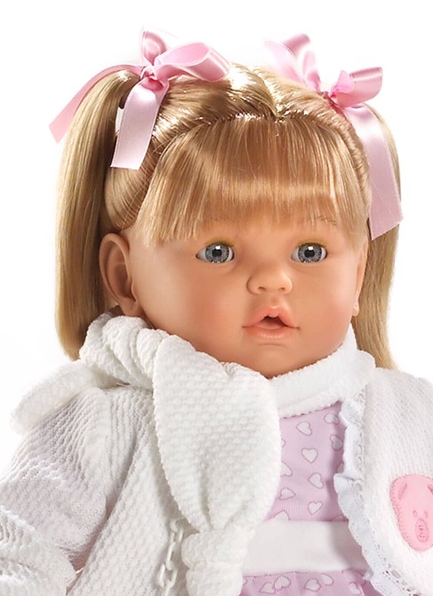 Dolce Llorona Con Abito Rosa e Sciarpa In Scatola