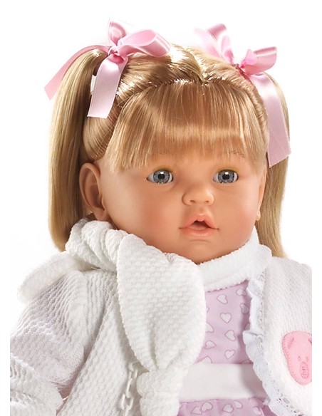 Dolce Llorona Con Abito Rosa e Sciarpa In Scatola