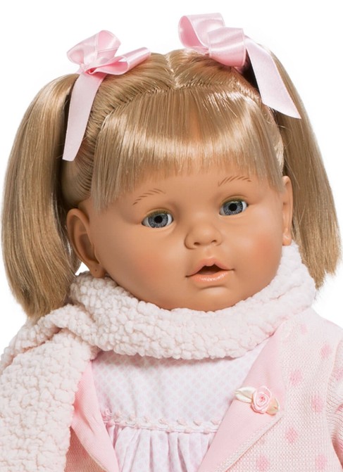 Llorona Baby with sweet dress and a white scarf...