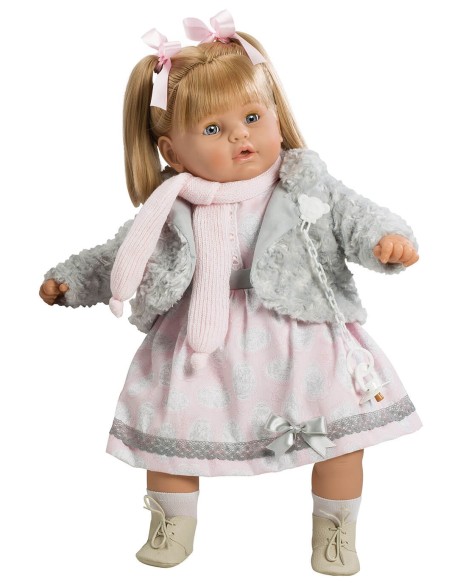 Baby Dolce Llorona Gilet Grigio In Borsa