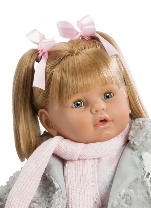 Baby Dolce Llorona Gilet Grigio In Borsa
