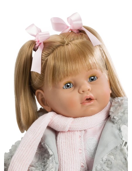 Baby Dolce Llorona Gilet Grigio In Borsa