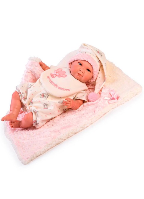 Bavaglino My Little Reborn Sleepy 45 Cm