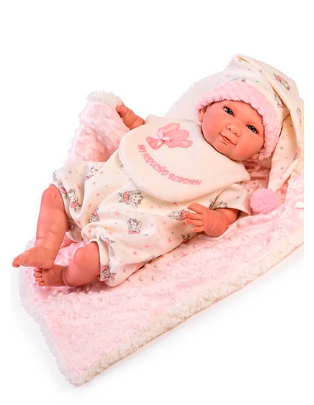 Bavaglino My Little Reborn Sleepy 45 Cm