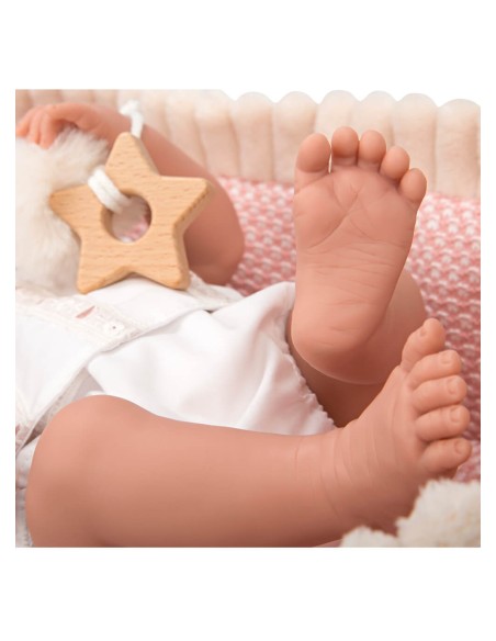 Aria Pink 38 см с люлькой в футляре