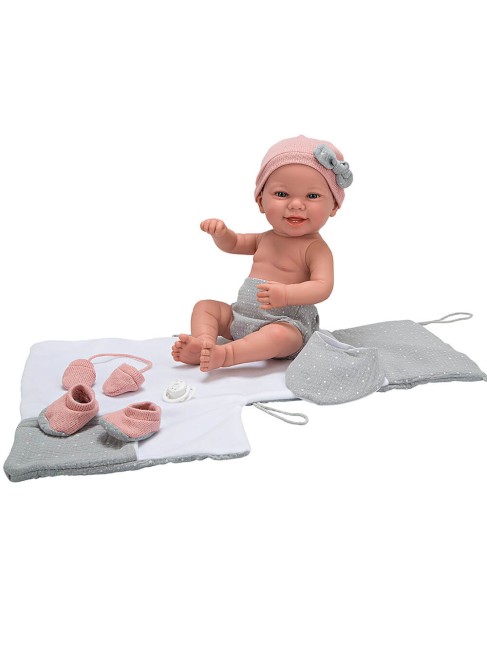 Zoe Grey 42 Cm Con Fasciatoio E Guanti Nella Custodia
