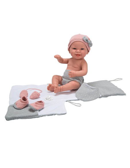 Zoe Grey 42 Cm Con Fasciatoio E Guanti Nella Custodia