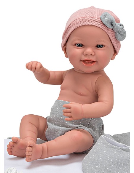 Zoe Grey 42 Cm Con Fasciatoio E Guanti Nella Custodia