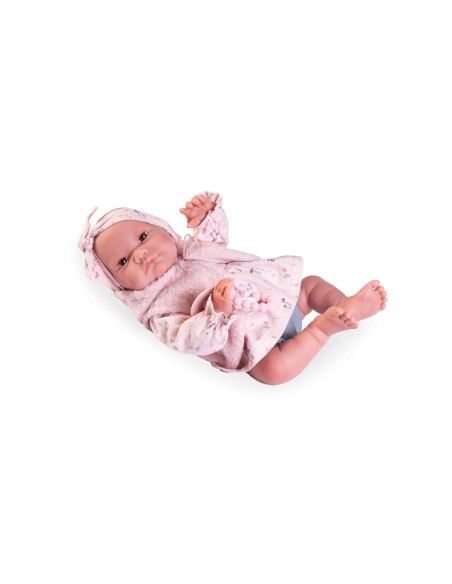 Sweet Reborn Nica con chaleco y lazo