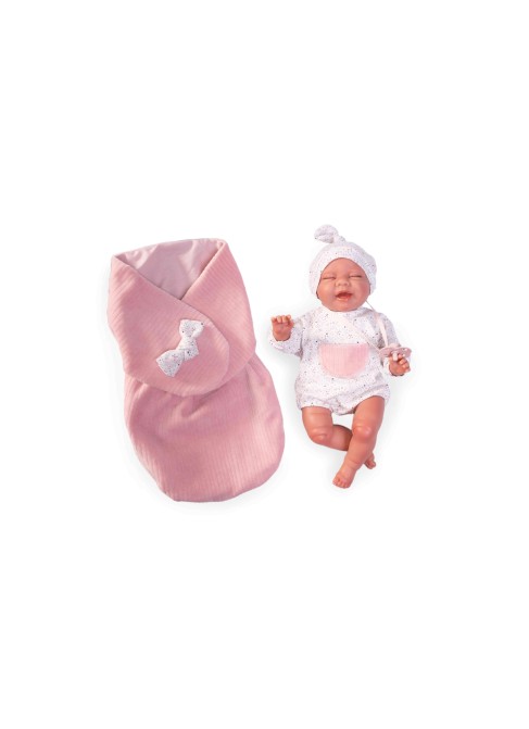 Mi Pequeño Reborn Lluna con saco de gusanito