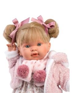 Muñeca bebé Llorens Joelle Rosa Elefante 38 cm – Mundo das Crianças