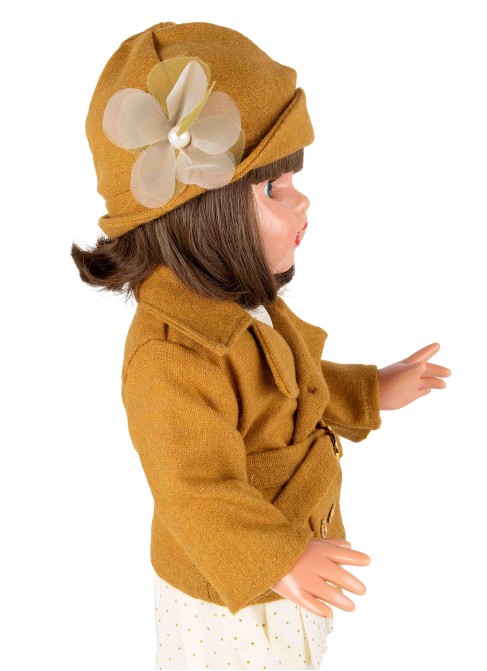 Mariquita Perez Conjunto Americana Ocre 50 cm