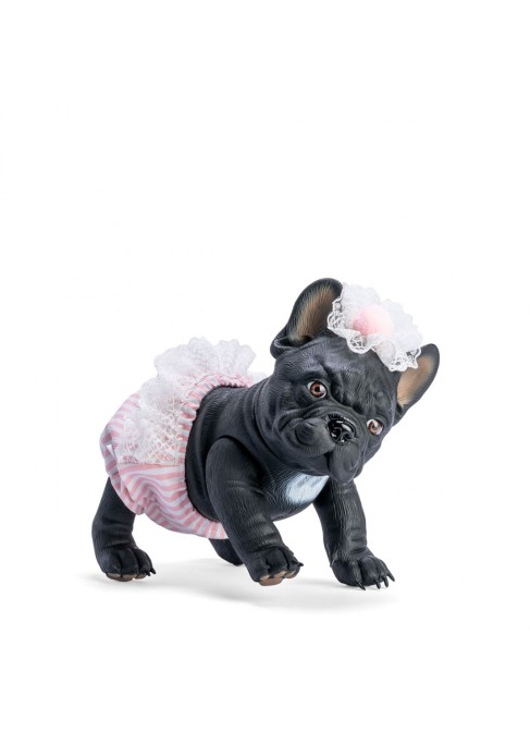 Lily La Bulldog Mutandine a righe rosa intenso 32 cm