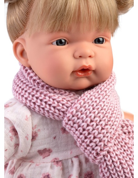 Joelle  Chaqueta Fuxia 38 cm Con Mecanismo Lloro